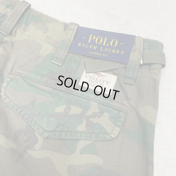 画像4: POLO RALPH LAUREN 迷彩カーゴショーツ W30［新品］