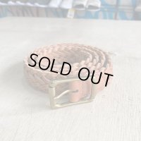 J.Crew レザーメッシュベルト