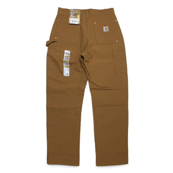 画像2: Carhartt B01-BRN カーハート ダブルニー ダックワークパンツ ペインターパンツ［新品（IRR）}