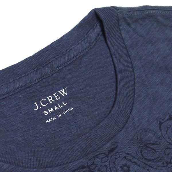 画像3: J.Crew ジェイクルー ポケットTシャツ ペイズリープリント [新品]