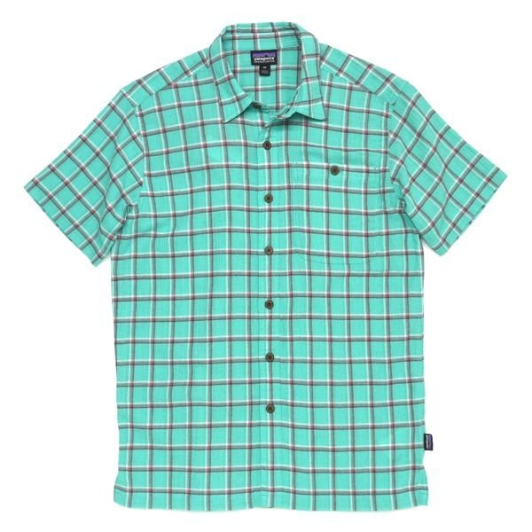 画像1: Patagonia Men's A/C Shirt パタゴニア A/Cシャツ 半袖シャツ チェックシャツ オーガニックコットン [新品]