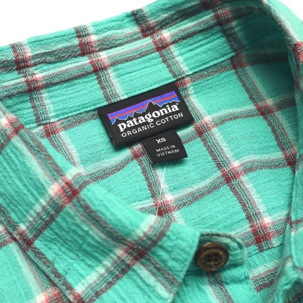 画像2: Patagonia Men's A/C Shirt パタゴニア A/Cシャツ 半袖シャツ チェックシャツ オーガニックコットン [新品]