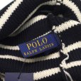 画像4: Polo Ralph Lauren ポロラルフローレン ボーダー コットンニットキャップ ニット帽 ビーニー 帽子 [新品] (4)
