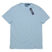 Polo Ralph Lauren ポロラルフローレン リネン混紡 VネックTシャツ【$75】 [新品] [RL-047-TS]