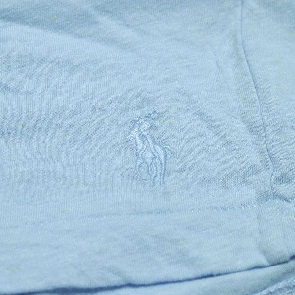 画像3: Polo Ralph Lauren ポロラルフローレン リネン混紡 VネックTシャツ【$75】 [新品] [RL-047-TS]