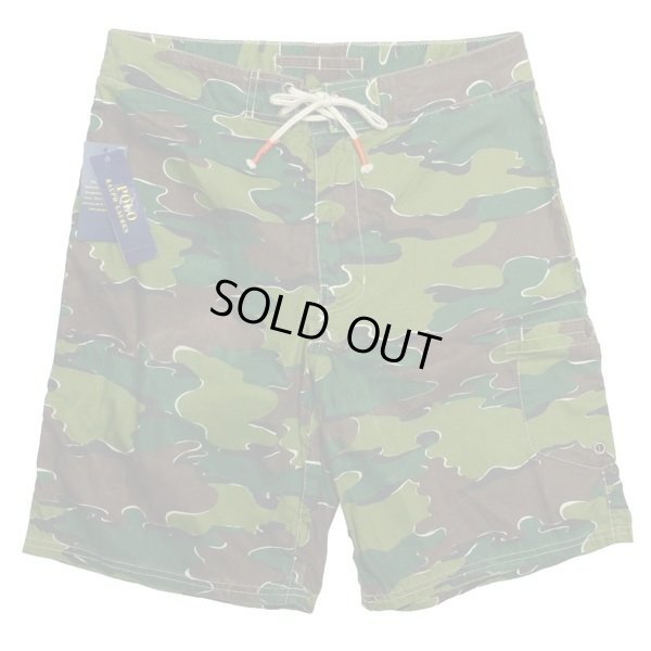 画像1: Polo Ralph Lauren ポロラルフローレン 水着 スイムショーツ ボードショーツ サーフショーツ 迷彩柄 カモフラージュ【$85】 [新品]
