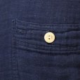 画像3: Polo Ralph Lauren ポロラルフローレン コットン&リネン ガーゼ素材 インディゴシャツ [新品] (3)