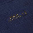 画像4: Polo Ralph Lauren ポロラルフローレン コットン&リネン ガーゼ素材 インディゴシャツ [新品] (4)