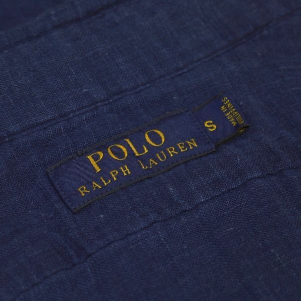 画像4: Polo Ralph Lauren ポロラルフローレン コットン&リネン ガーゼ素材 インディゴシャツ [新品]