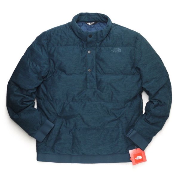 画像1: The North Face Eros Pullover Down Jacket 550 ザノースフェイス プルオーバー ダウンジャケット USモデル ブルー [新品]