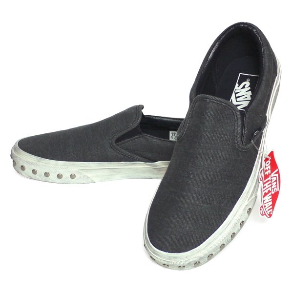 画像1: Vans Classic Slip-on Studs バンズ スリッポン スタッズ ビンテージ加工 キャンバススニーカー USA企画（Women's）  [新品]