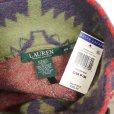 画像4: Lauren Ralph Lauren ローレン ラルフローレン ウールブランケットポンチョ ネイティブ柄【$325】 [新品] (4)