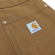 画像5: Carhartt B01-BRN カーハート ダブルニー ダックワークパンツ ペインターパンツ［新品（IRR）} (5)