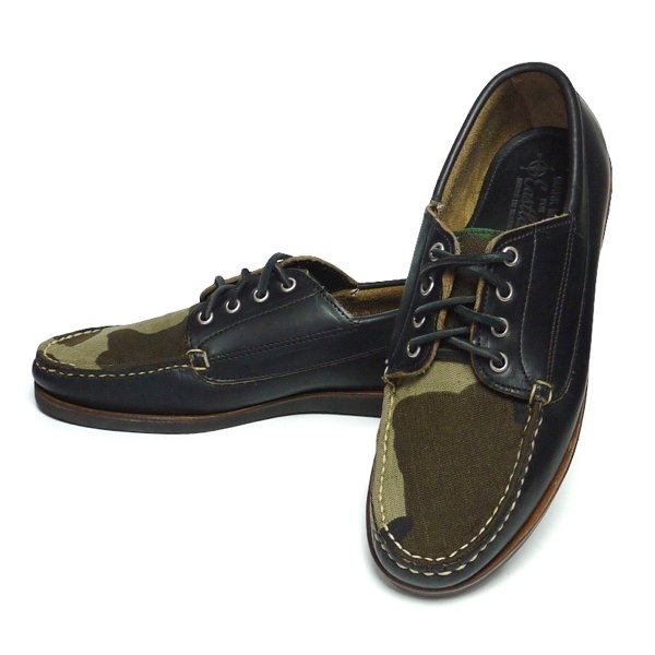 画像1: Eastland × Mark McNairy Falmouth イーストランド マーク・マクナイリー 迷彩 キャンプモカシン 革靴【$400】[新品] (1)