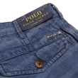 画像4: Polo Ralph Lauren Classic Fit 9 inch ポロラルフローレン インディゴボーダー リネンショーツ ハーフパンツ ショートパンツ [新品] (4)